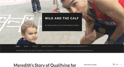 Desktop Screenshot of miloandthecalf.com